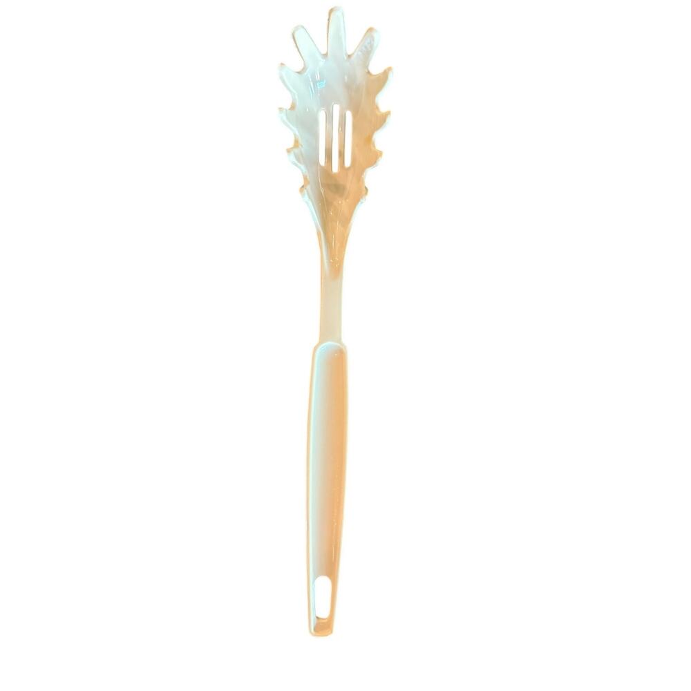 Vintage Ecko Slotted Pasta Spaghetti Spoon Fork Off White Made In USA